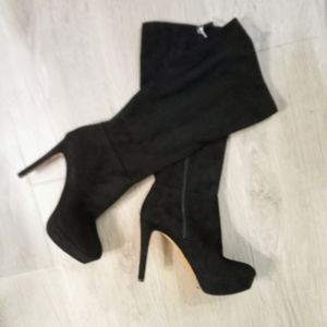 NEW Jessica Simpson Rollin Platform Boot Black
